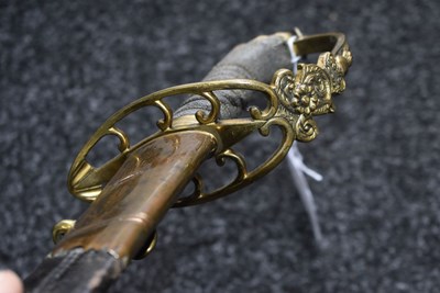 Lot 547 - AN 1803 PATTERN GRENADIERS OFFICER'S SWORD