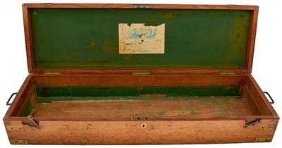 Lot 817 - AN OAK GUN CASE FOR A PAIR OF PURDEY SPORTING GUNS