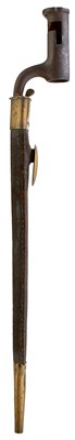 Lot 771 - A PATTERN 1840 CONSTABULARY SOCKET BAYONET