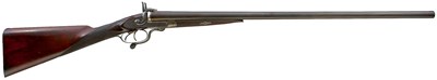 Lot 321 - A12-BORE DOUBLE BARRELLED PINFIRE SPORTING GUN BY J. ERSKINE