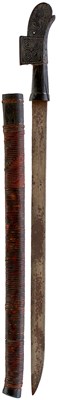 Lot 515 - A 19TH CENTURY INDONESIAN SULAWESI (TORAJA) LABO O'DOLO OR SHORT SWORD