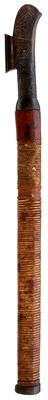Lot 517 - A 19TH CENTURY INDONESIAN SULAWESI (TORAJA) DUA-LALAN OR SHORT SWORD