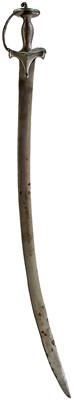 Lot 470 - A LATE 18TH OR EARLY 19TH CENTURY SOUTHERN INDIAN DECCAN TULWAR
