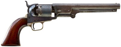 Lot 420 - A .36 CALIBRE SIX-SHOT PERCUSSION COLT NAVY REVOLVER