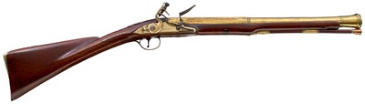 Lot 398 - A SCARCE PAKTONG LOCK FLINTLOCK BLUNDERBUSS BY T. RICHARDS