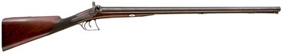 Lot 319 - A 13-BORE DOUBLE BARRELLED PERCUSSION SPORTING GUN BY HENRY TATHAM JUNIOR