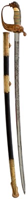 Lot 596 - A FIRST WAR PERIOD IMPERIAL GERMAN KRIEGSMARINE OFFICER'S SWORD