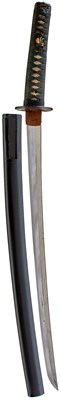 Lot 445 - A WAKIZASHI