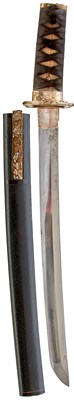 Lot 440 - A WAKIZASHI