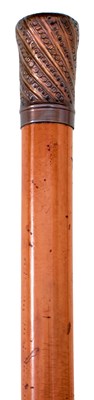 Lot 892 - A SCARCE 19TH CENTURY WALKING OUT SWORD STICK