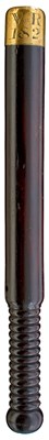 Lot 876 - A VICTORIAN LIGNUM VITAE POLICE TRUNCHEON