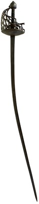 Lot 635 - A NORTH EUROPEAN CAVALRY SWORD OR RAPIER