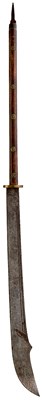 Lot 454 - AN ENORMOUS CHINESE QUING DYNASTY CHANG DAO OR DADAO TWO-HANDED SWORD