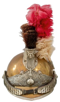Lot 747 - A FRENCH FIREMAN'S PARADE HELMET