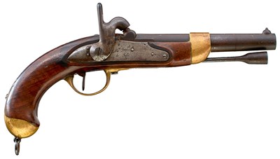 Lot 346 - A .700 CALIBRE FRENCH PERCUSSION MODEL 1822 CAVALRY SERVICE PISTOL