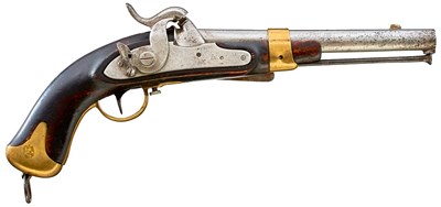 Lot 344 - A .650 CALIBRE PERCUSSION POTSDAM SERVICE BELT PISTOL