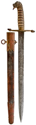 Lot 587 - A SCARCE VICTORIAN PATTERN 1856 NAVAL OFFICER'S DIRK