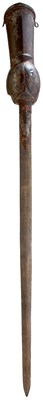 Lot 465 - A LATE 18TH CENTURY INDIAN PATA OR SWORD