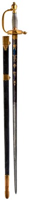 Lot 554 - A 1796 PATTERN INFANTRY OFFICER'S SWORD