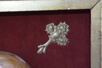 Lot 676 - A FRAMED DEATH MASK OF OLIVER CROMWELL