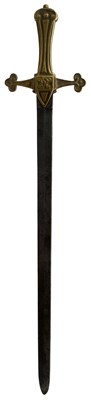 Lot 423 - A VICTORIAN BANDSMAN'S SWORD