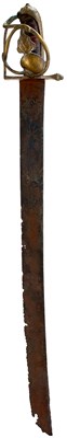 Lot 561 - AN INTERESTING AND RARE LATE 18TH CENTURY FRENCH FLIBUSTIER OR PIRATE'S SWORD