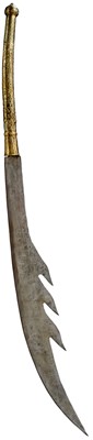 Lot 460 - A LARGE 19TH CENTURY BURMESE DHA