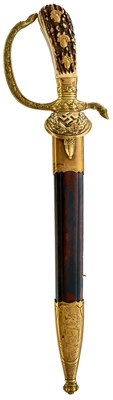 Lot 17 - A THIRD REICH TYPE FORESTRY DIRK OR CUTLASS