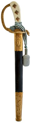 Lot 20 - A THIRD REICH SENIOR FORESTER'S CUTLASS OR DIRK