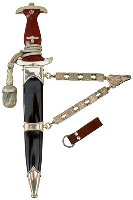 Lot 24 - A THIRD REICH NSKK LEADER'S DAGGER