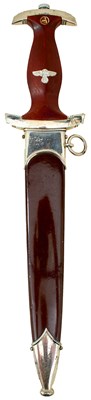 Lot 29 - A SCARCE DOUBLE MARKED SA DAGGER