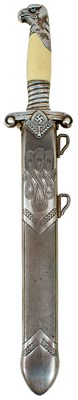 Lot 37 - A THIRD REICH RAD LEADER OR OFFICER'S HEWER OR DAGGER