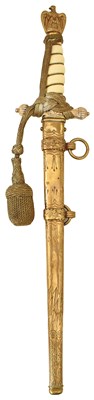 Lot 47 - A THIRD REICH NAVAL OFFCICER'S DAGGER