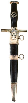 Lot 49 - A GOOD THIRD REICH SECOND MODEL RLB OFFICER'S DAGGER
