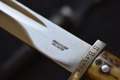 Lot 68 - A THIRD REICH POLICE DRESS BAYONET