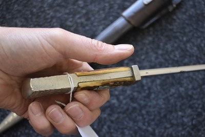 Lot 68 - A THIRD REICH POLICE DRESS BAYONET