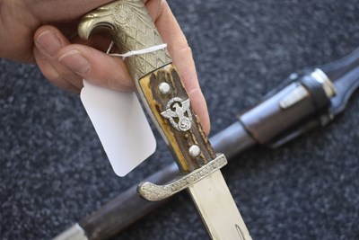 Lot 68 - A THIRD REICH POLICE DRESS BAYONET