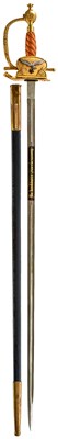 Lot 71 - A THIRD REICH LUFTWAFFE OFFICER'S DEGEN OR SWORD