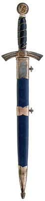 Lot 79 - A THIRD REICH MINIATURE 1ST PATTERN LUFWAFFE OFFICER'S DAGGER