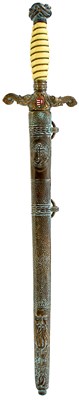 Lot 85 - A HUNGARIAN NAVAL OFFICER'S DAGGER