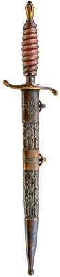 Lot 86 - A YUGOSLAVIAN ARMY OFFICER'S DAGGER