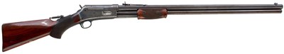 Lot 107 - A .38-56 OBSOLETE CALIBRE COLT LIGHTNING EXPRESS PUMP ACTION RIFLE