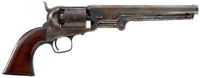 Lot 117 - A CRISP .36 CALIBRE SIX-SHOT PERCUSSION LONDON COLT NAVY REVOLVER