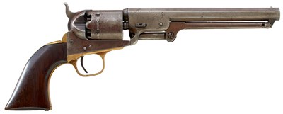 Lot 119 - A .36 CALIBRE SIX-SHOT PERCUSSION COLT NAVY REVOLVER