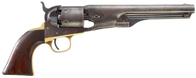 Lot 121 - A SCARCE .36 CALIBRE SIX-SHOT PERCUSSION COLT 1861 NAVY REVOLVER