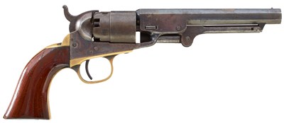 Lot 122 - A .36 CALIBRE FIVE-SHOT PERCUSSION COLT POCKET REVOLVER OF NAVY CALIBRE