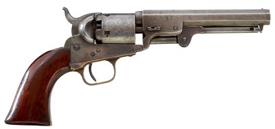 Lot 125 - A .31 CALIBRE FIVE-SHOT PERCUSSION COLT POCKET REVOLVER