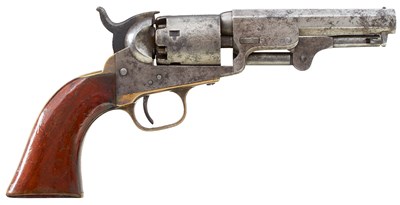 Lot 126 - A .31 CALIBRE FIVE-SHOT PERCUSSION COLT POCKET REVOLVER