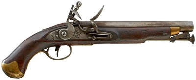 Lot 158 - A .650 CALIBRE FLINTLOCK NEW LAND PATTERN PISTOL