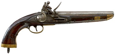 Lot 164 - A .700 CALIBRE FLINTLOCK SERVICE PISTOL